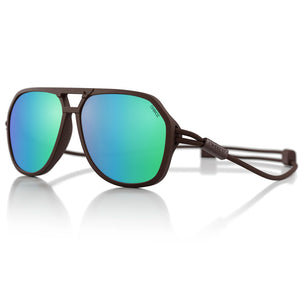 Ombraz Classics | Progressive Prescription Sunglasses | Matte Brown