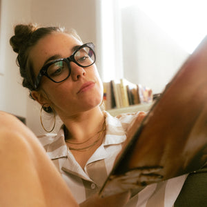 L&F &9 |  Reading Glasses | Gloss Black