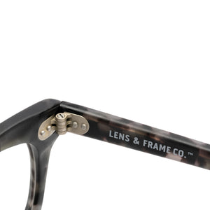L&F &1 | Prescription Eyeglasses | Matte Grey Tortoise