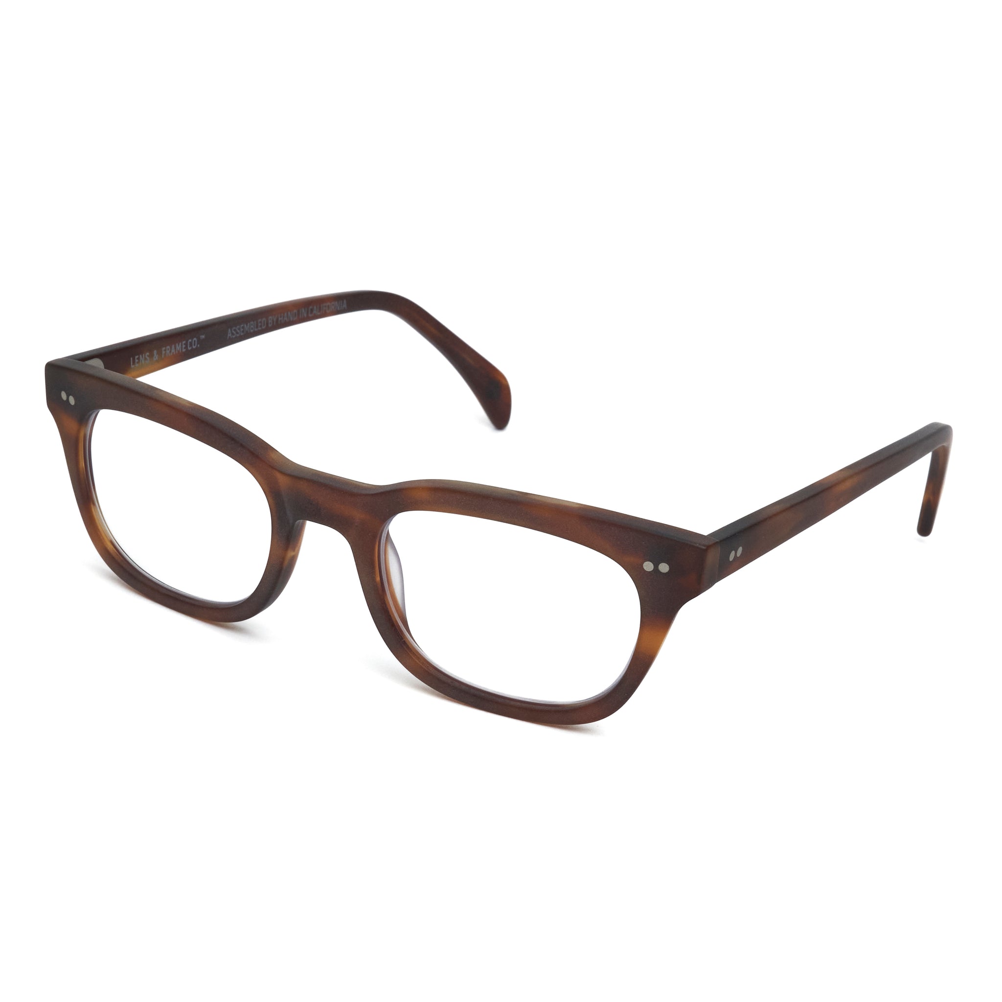 L&F &1 | Extended Vision Reading Glasses | Matte Sandalwood