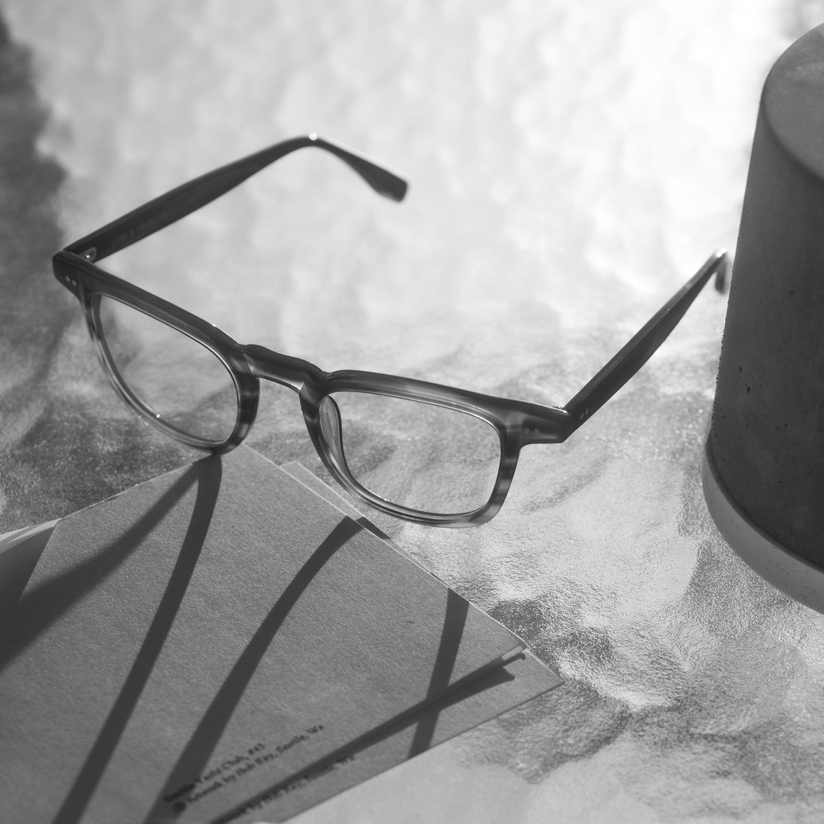 L&F &3 | Prescription Eyeglasses | Matte Striped Tortoise