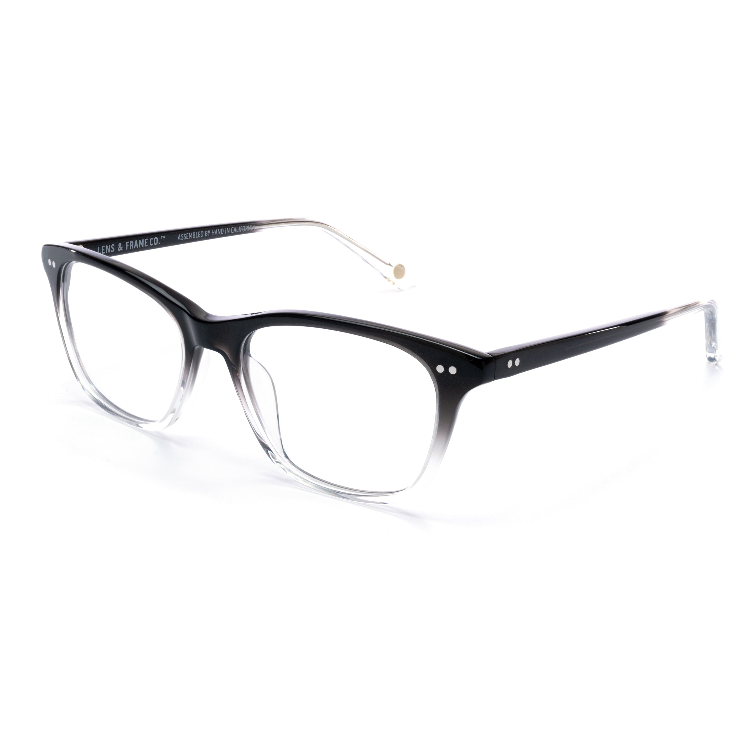 L&F &5 | Extended Vision™ Reading Glasses | Black Crystal Fade