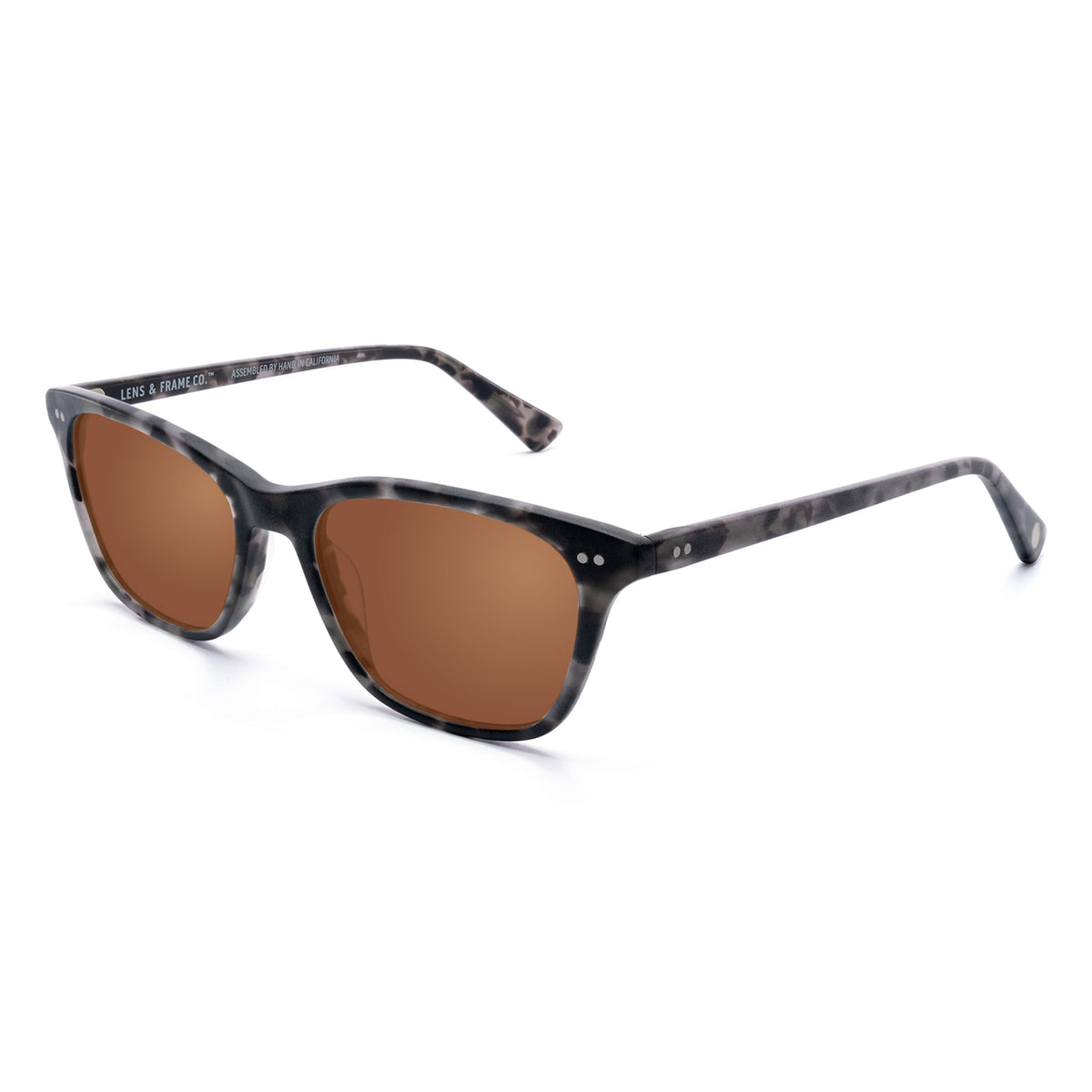 L&F &5 | Prescription Sunglasses | Matte Grey Tortoise