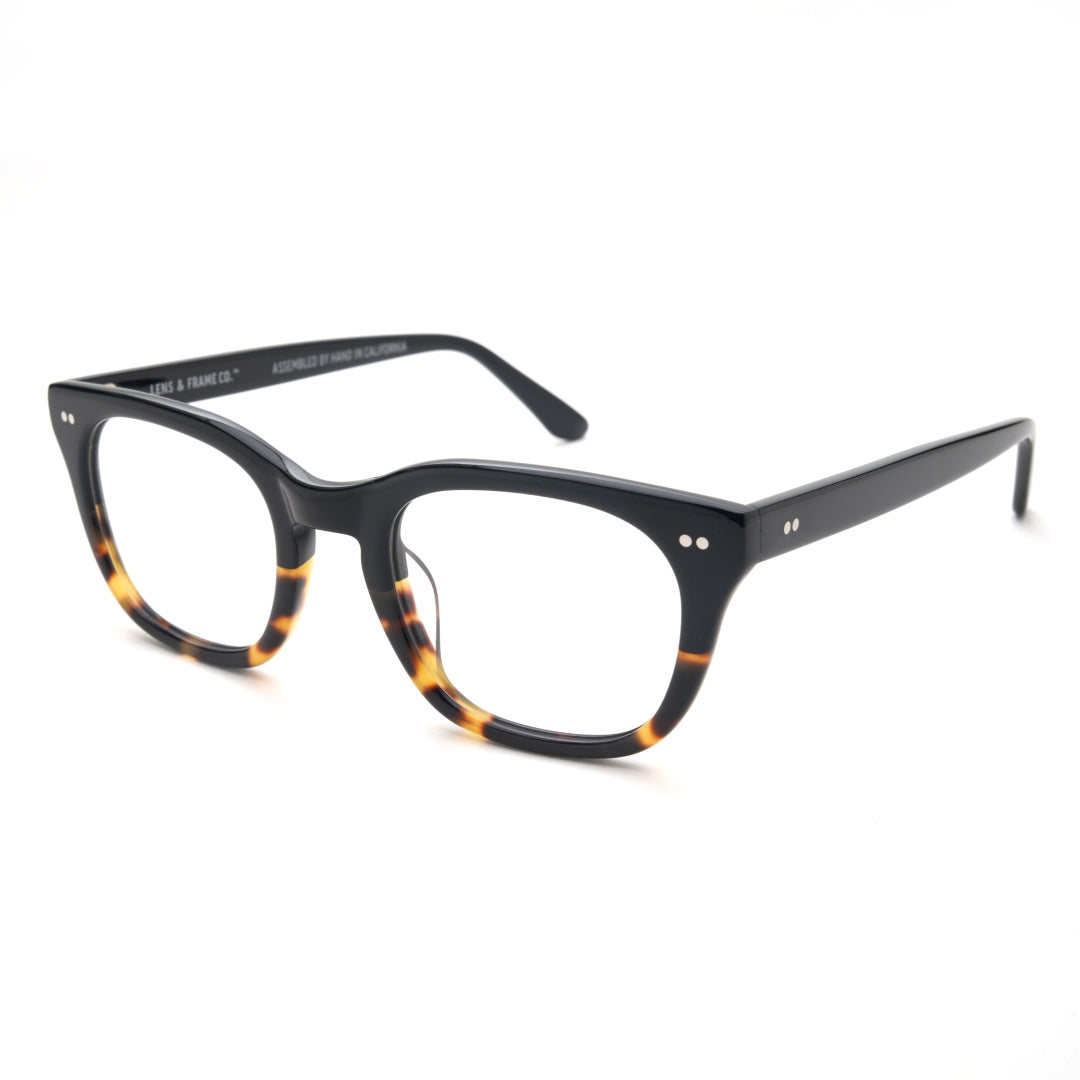 L&F Doyle | Prescription Eyeglasses | Gloss Black / Tortoise