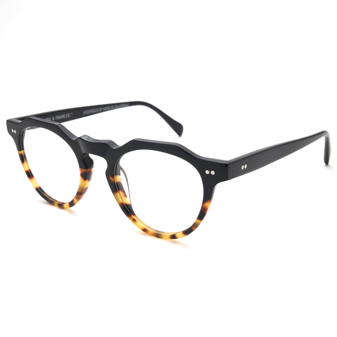 L&F Gibbs | Prescription Eyeglasses | Gloss Black / Tortoise