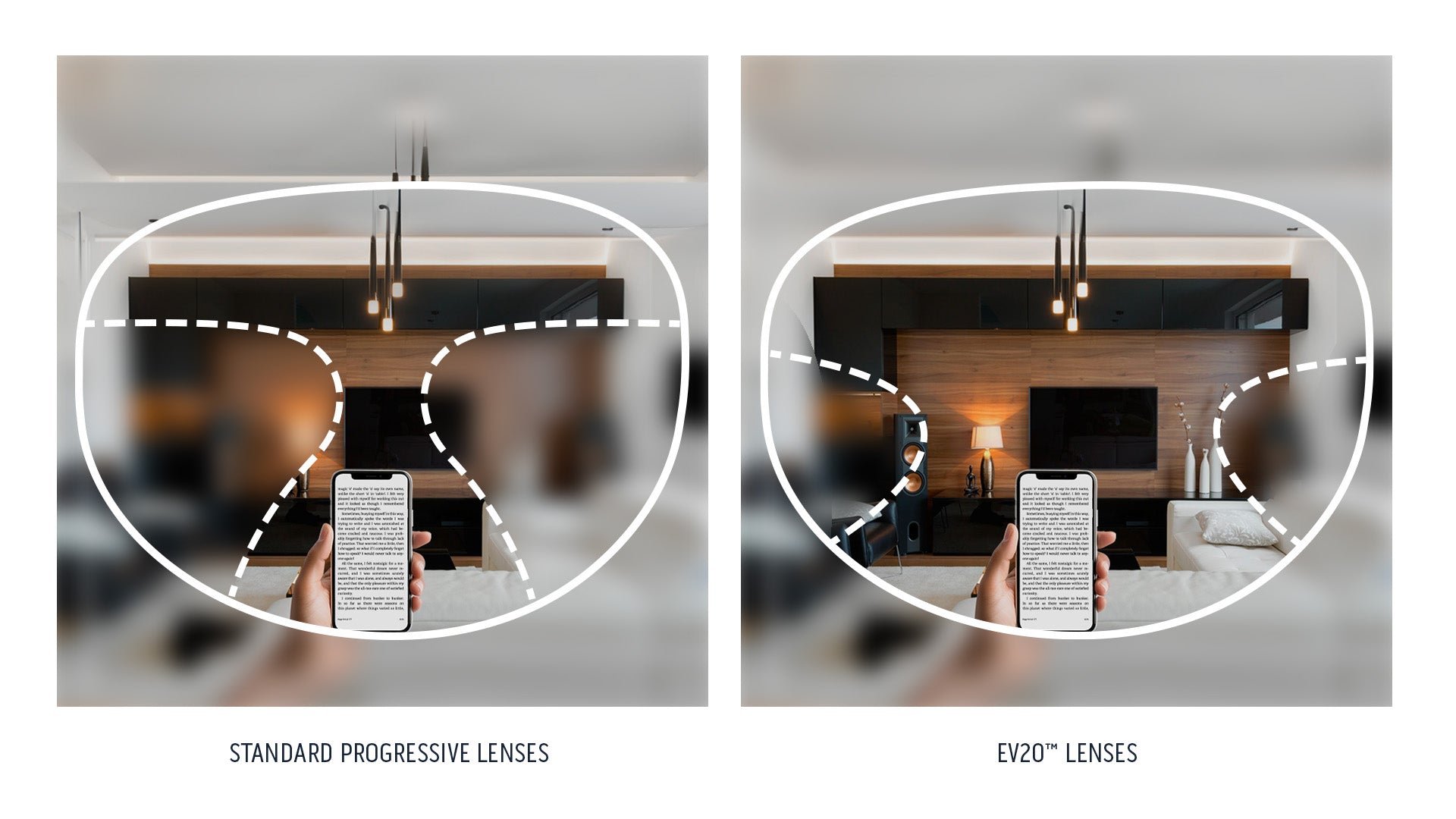 RAEN Beal 48 | Extended Vision Reading Glasses | Ghost