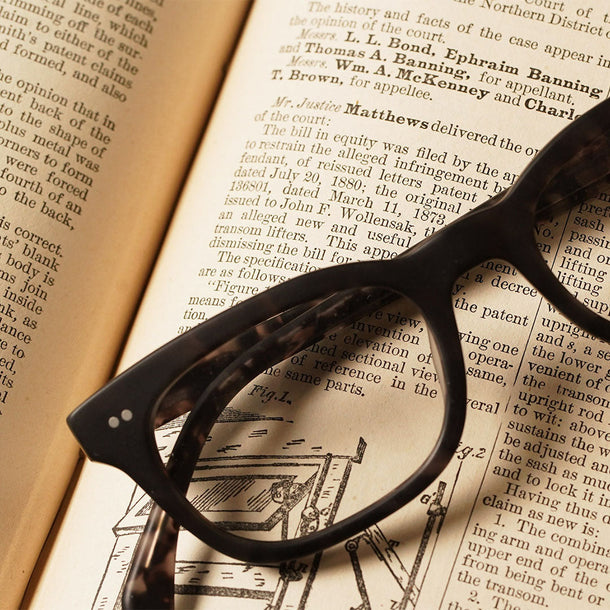 L&F &1 | EV6 Extended Vision Readers | Matte Grey Tortoise