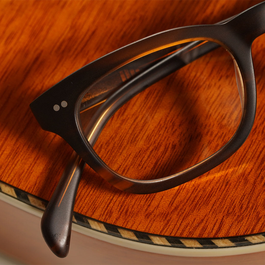 L&F &1 | Extended Vision™ Reading Glasses | Matte Striped Tortoise