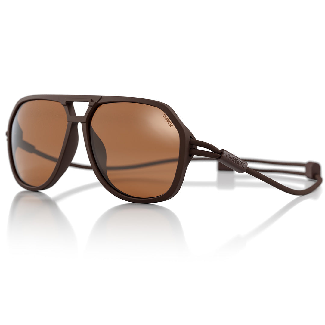 Ombraz Classics | Extended Vision Reading Glasses | Matte Brown | EVinfinity