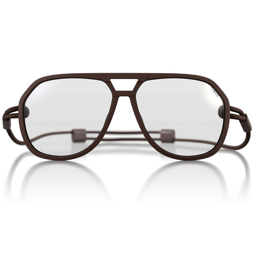 Ombraz Classics | Extended Vision™ Reading Glasses | Matte Brown | EV6