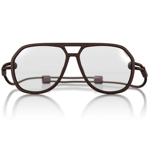 Ombraz Classics | Extended Vision™ Reading Glasses | Matte Brown