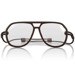 Ombraz Classics | Extended Visionª Reading Glasses | Matte Brown | EV20