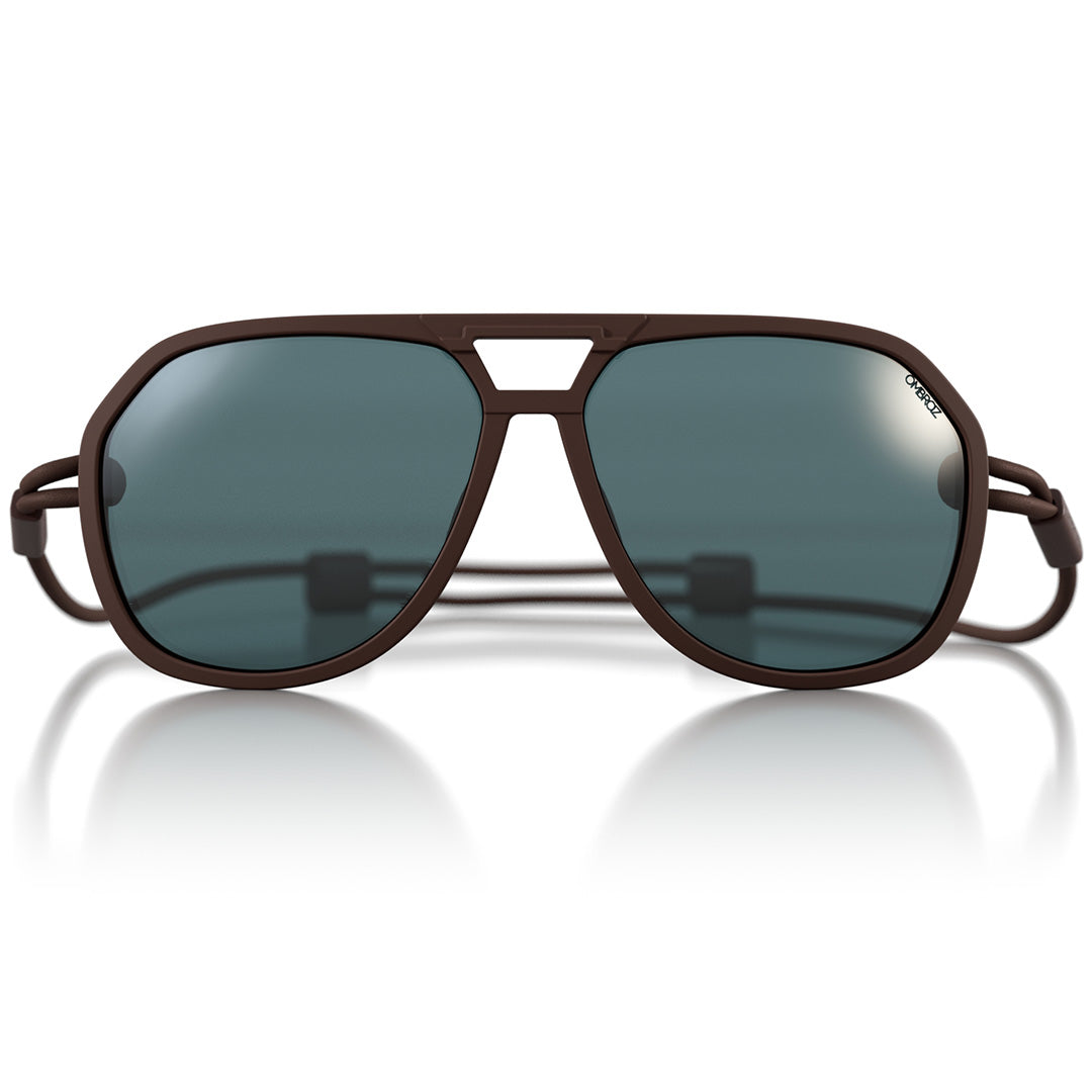Ombraz Classics | Extended Vision Reading Glasses | Matte Brown | EVinfinity