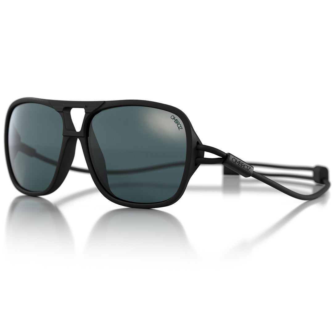 Ombraz Leggero Polarized Progressive Prescription Sunglasses | Lens and Frame Co. Grey Polarized / High Index 1.67 (+$50) / Regular Fit