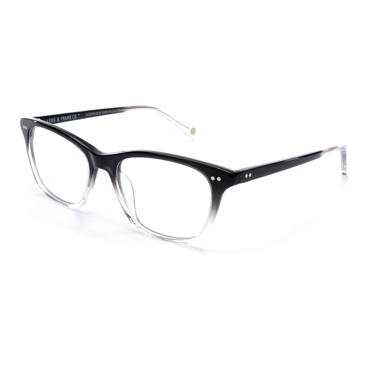 L&F &5 |  Reading Glasses | Black Crystal Fade