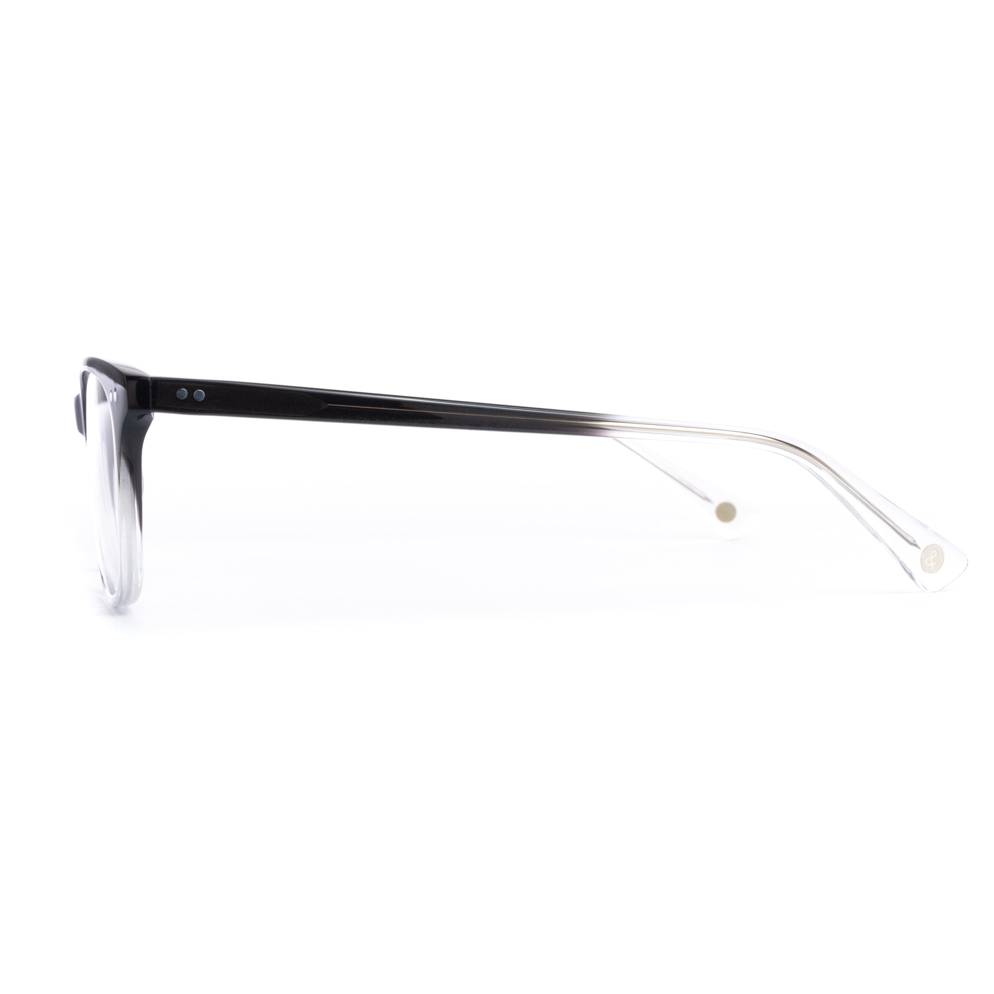 L&F &5 | Prescription Eyeglasses | Black Crystal Fade