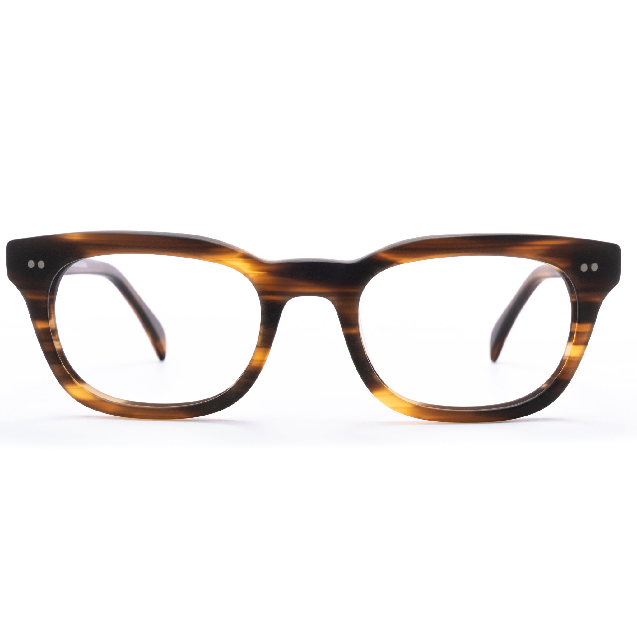 L&F &1 | Progressive Prescription Eyeglasses | Matte Striped Tortoise