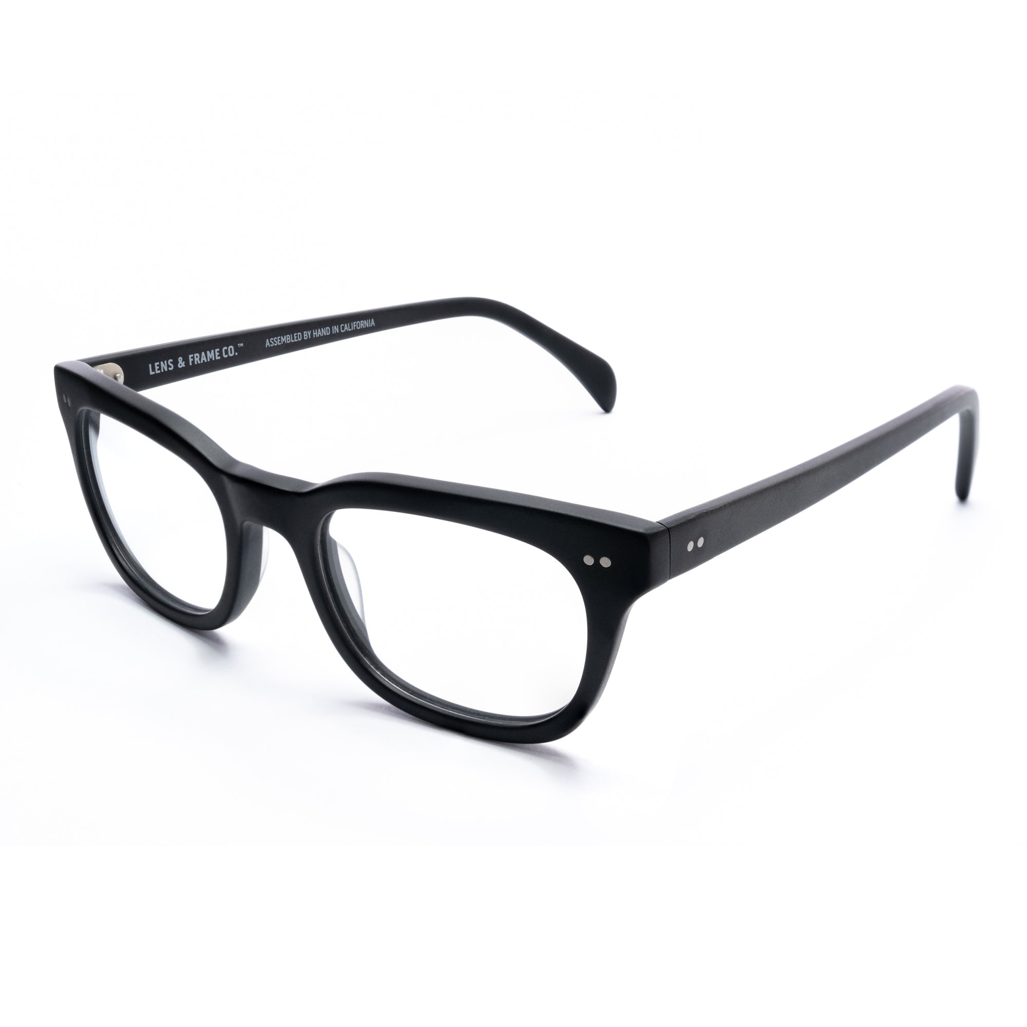 L&F &1 | Prescription Eyeglasses | Matte Black