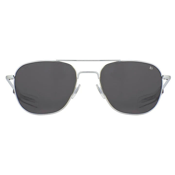 American Optical Original Pilot | Progressive Prescription Sunglasses | Silver
