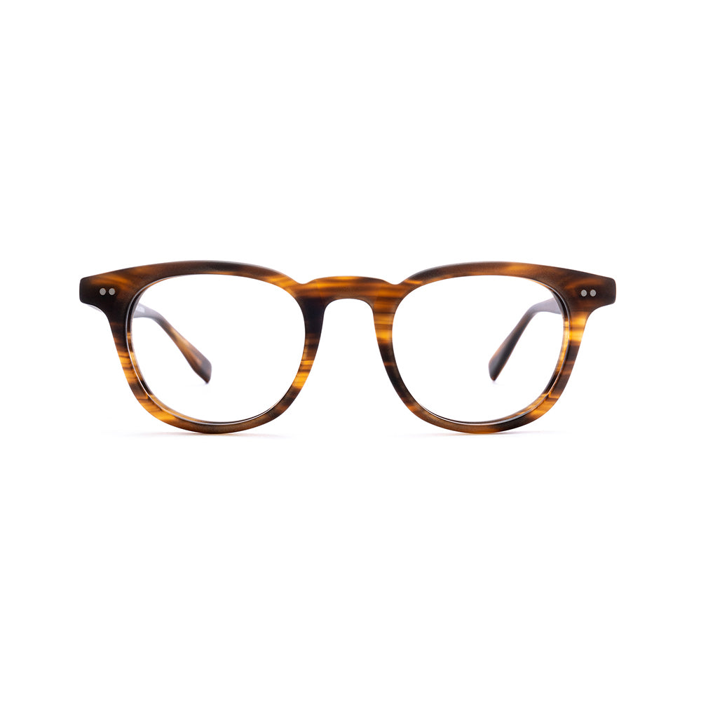 L&F &2 | Prescription Eyeglasses | Matte Striped Tortoise