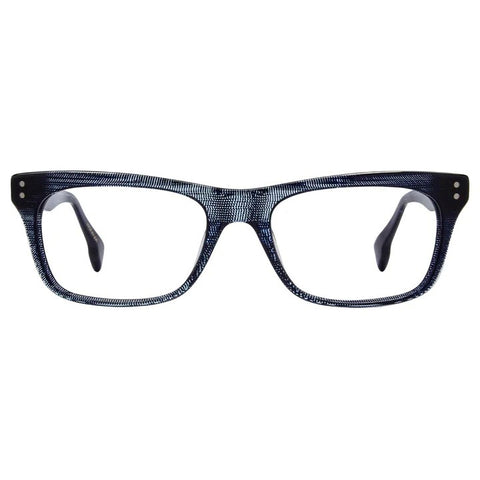 STATE Optical Archer | Extended Vision™ Reading Glasses | Denim Pixel