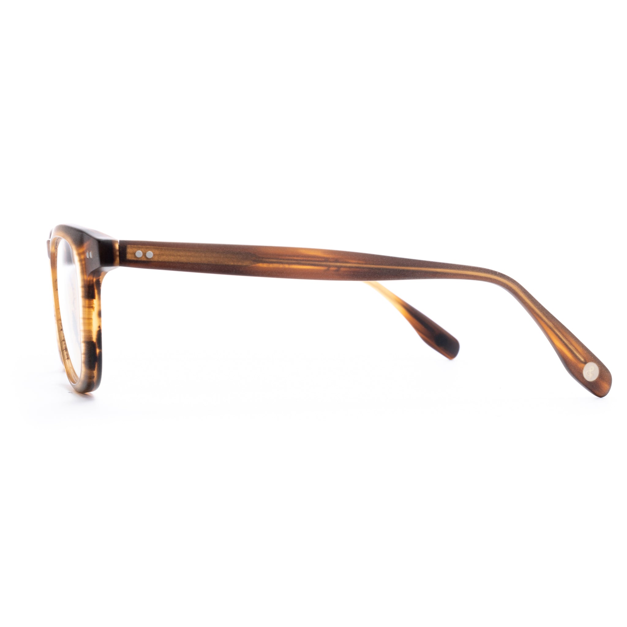 L&F &3 |  Reading Glasses | Matte Striped Tortoise