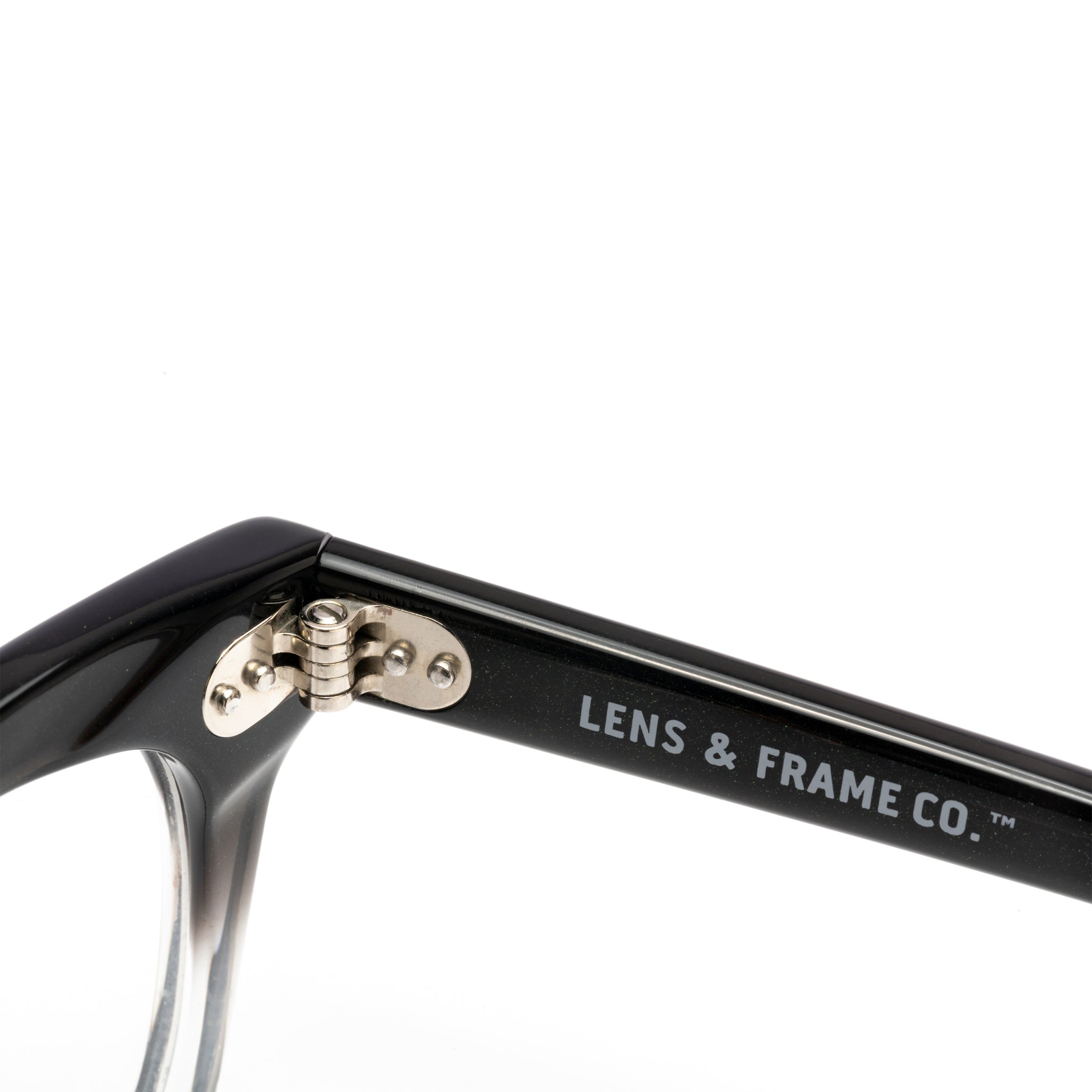 L&F &1 | Extended Vision™ Reading Glasses | Black Crystal Fade