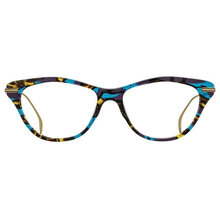 STATE Optical Cornelia | Extended Vision™ Reading Glasses | Teal Deco Gold